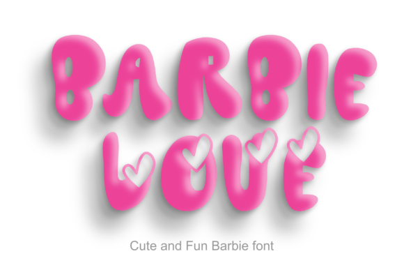 Barbie Love Font for Creative Brands