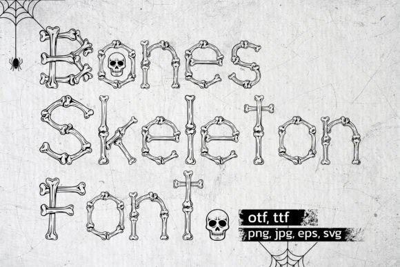 Bones Skeleton Font