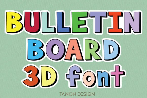 Bulletin Board Font for Web Design