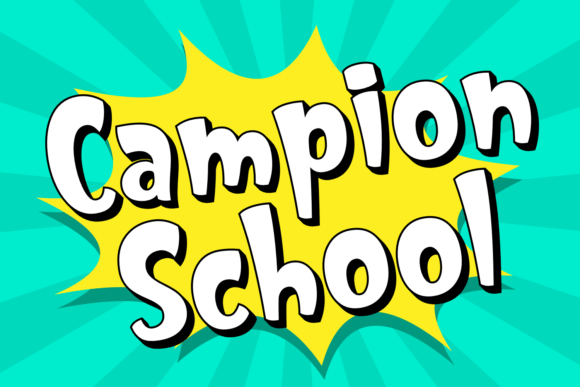 Campion School Font for Creative Design