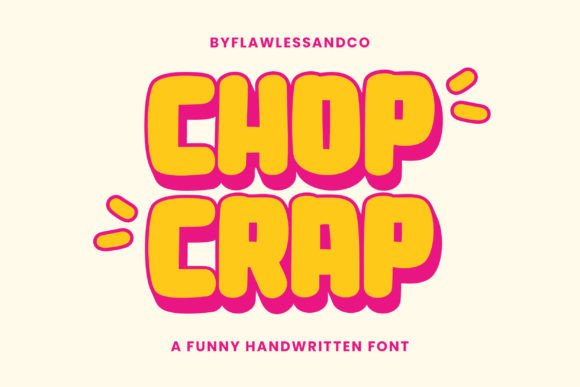 Chop Crap Font Review