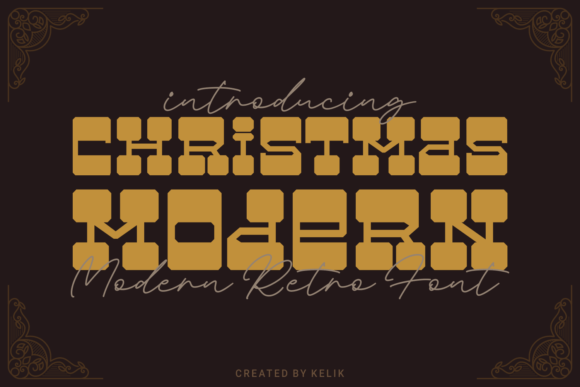 Christmas Modern Font