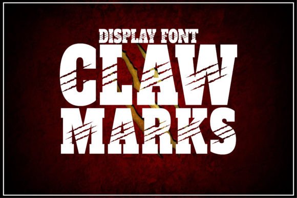 Claw Marks Font for Creative Projects