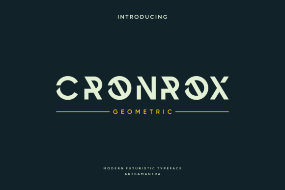 Cronrox: A Modern Typeface for Elegant Design