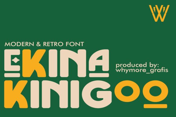 Ekina Kinigoo: A Bold Display Font
