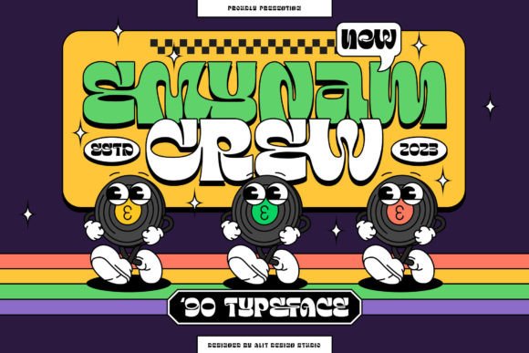 Emynam Crew Font for Creative Brands