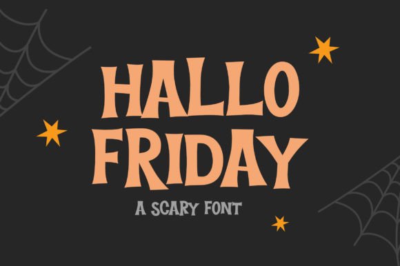 Hallo Friday Font for Creative Design