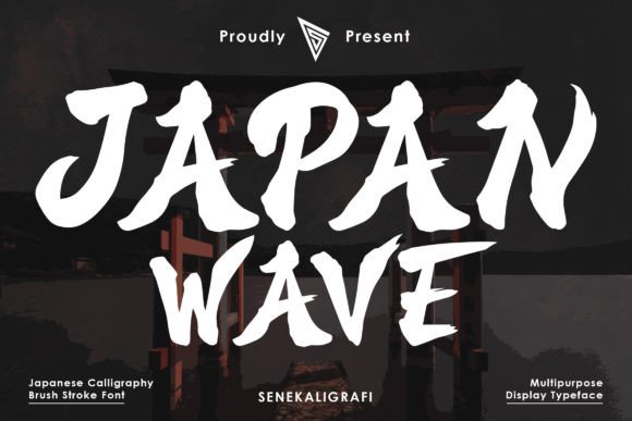 Japan Wave Font for Creative Campaigns