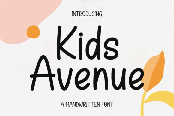 Kids Avenue Font for Web Design