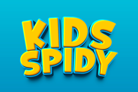 Kids Spidy Font for Business Branding