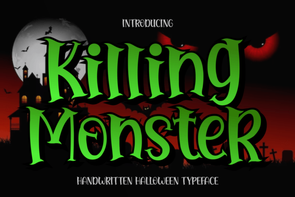 Killing Monster Font for Halloween Branding
