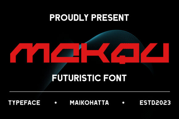Makqu: A Futuristic Font for Creative Makers