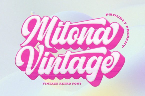 Mitona Vintage Font for Creative Projects