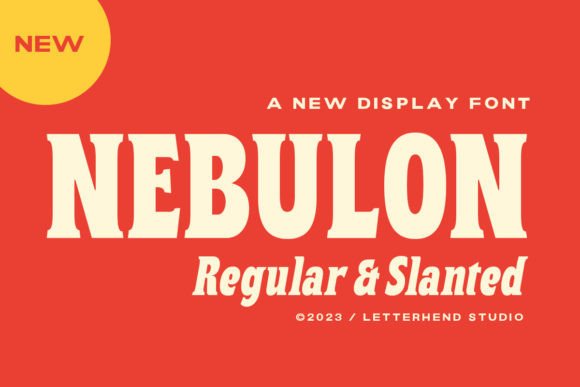 Nebulon: A Display Font for Elegant Branding