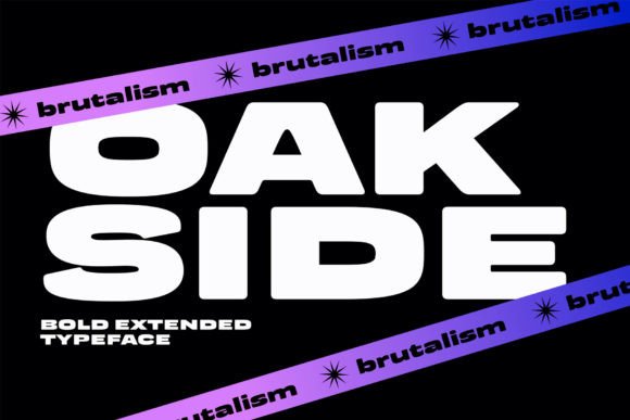 Oakside Font: Modern Typography