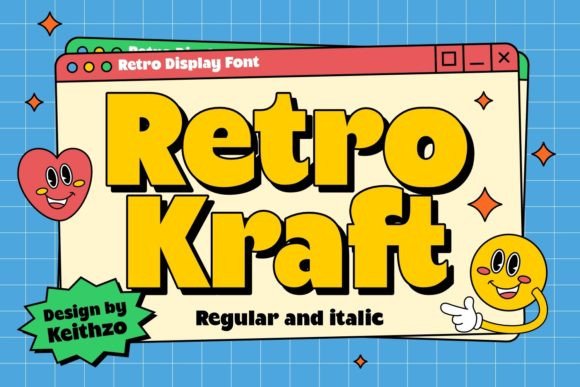 Retro Kraft Font