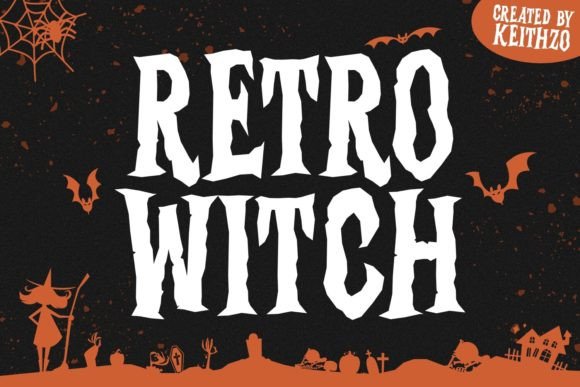 Retro Witch Font for Business Branding