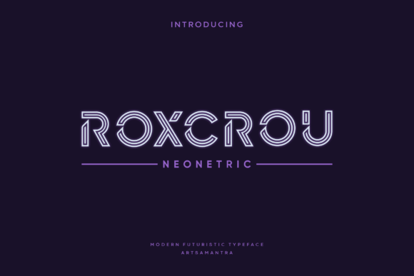 Roxcrou Font for Creative Projects