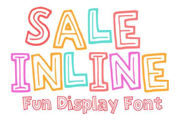 Sale Inline Font for Web Design