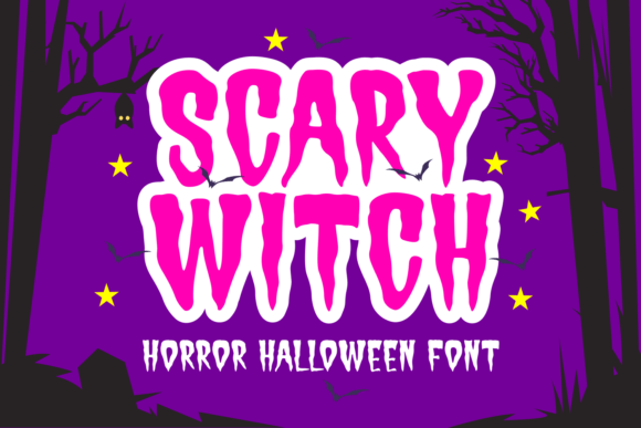 Scary Witch Font for Halloween Campaigns