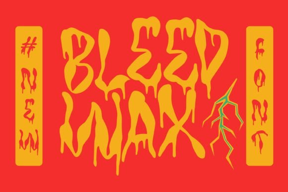 Tf Bleedwax Font for Web Design