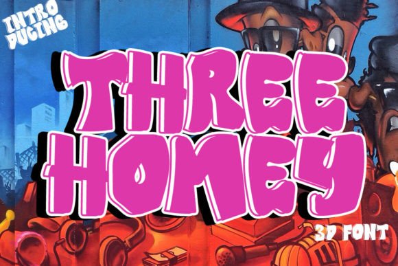 Three Homey Font for Web Design