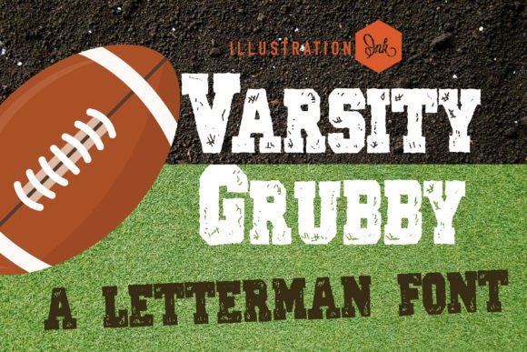 Varsity Grubby Font