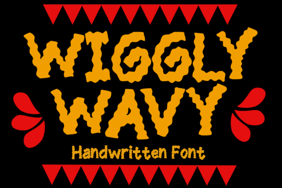 Wiggly Wavy Font